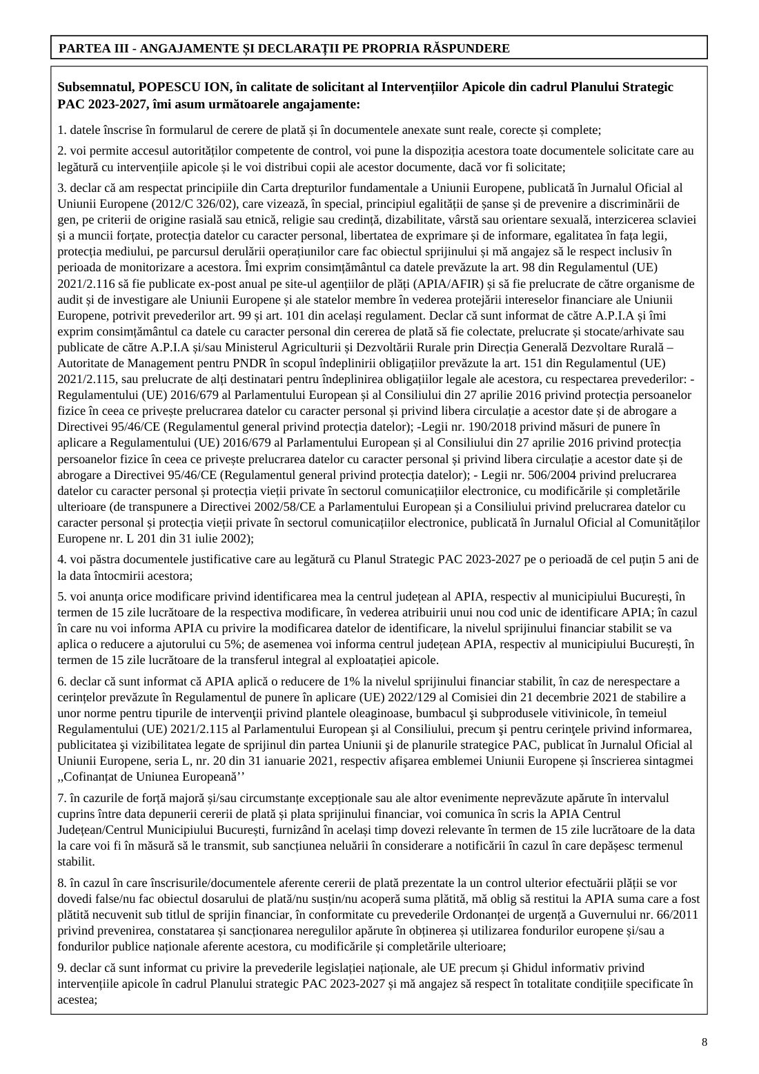 Exemplu cerere ISA (PNA) — pagina 8 din 11
