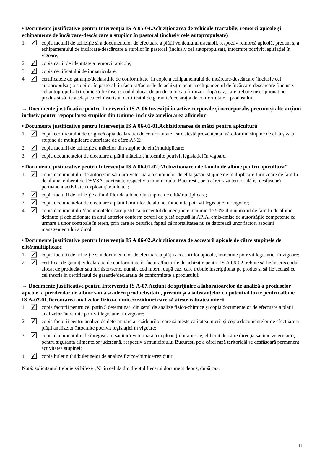 Exemplu cerere ISA (PNA) — pagina 11 din 11